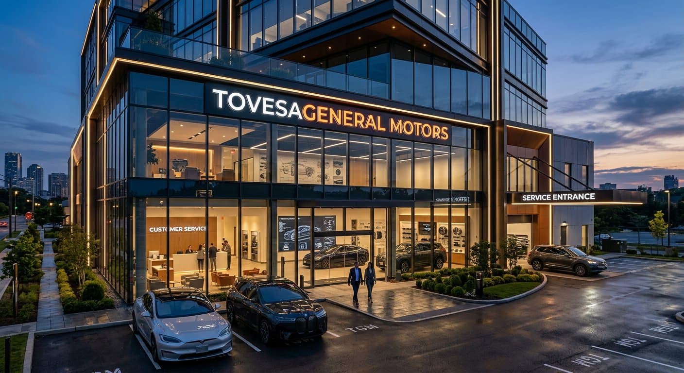 Tovesageneral Motors Flagship Headquarters, Storefront and Service Center